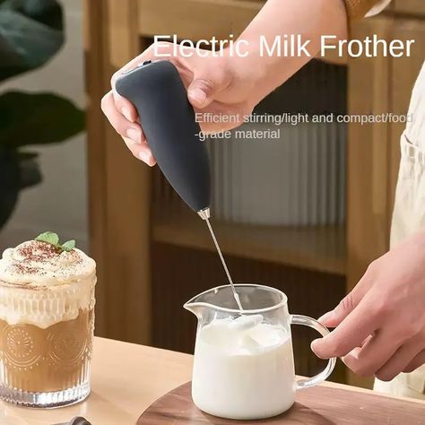 2 in 1 Electric Rechargeable Coffee Beater & Milk Frother and Foamer | High Quality