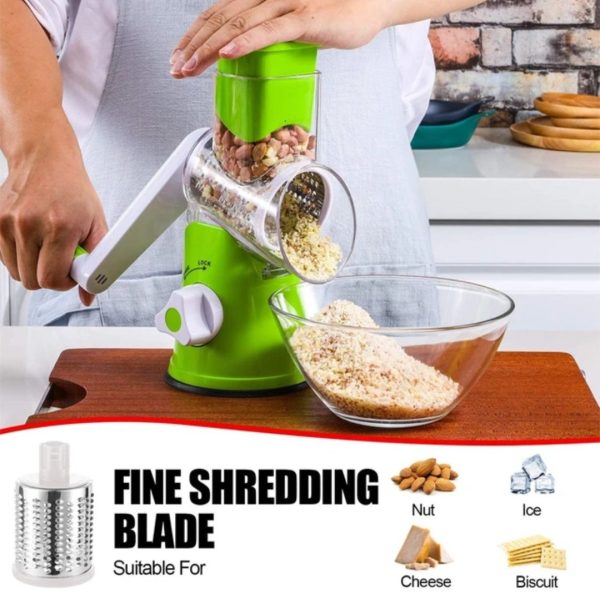 3 In 1 Vegetable Cutter Machine – Drum Cutter