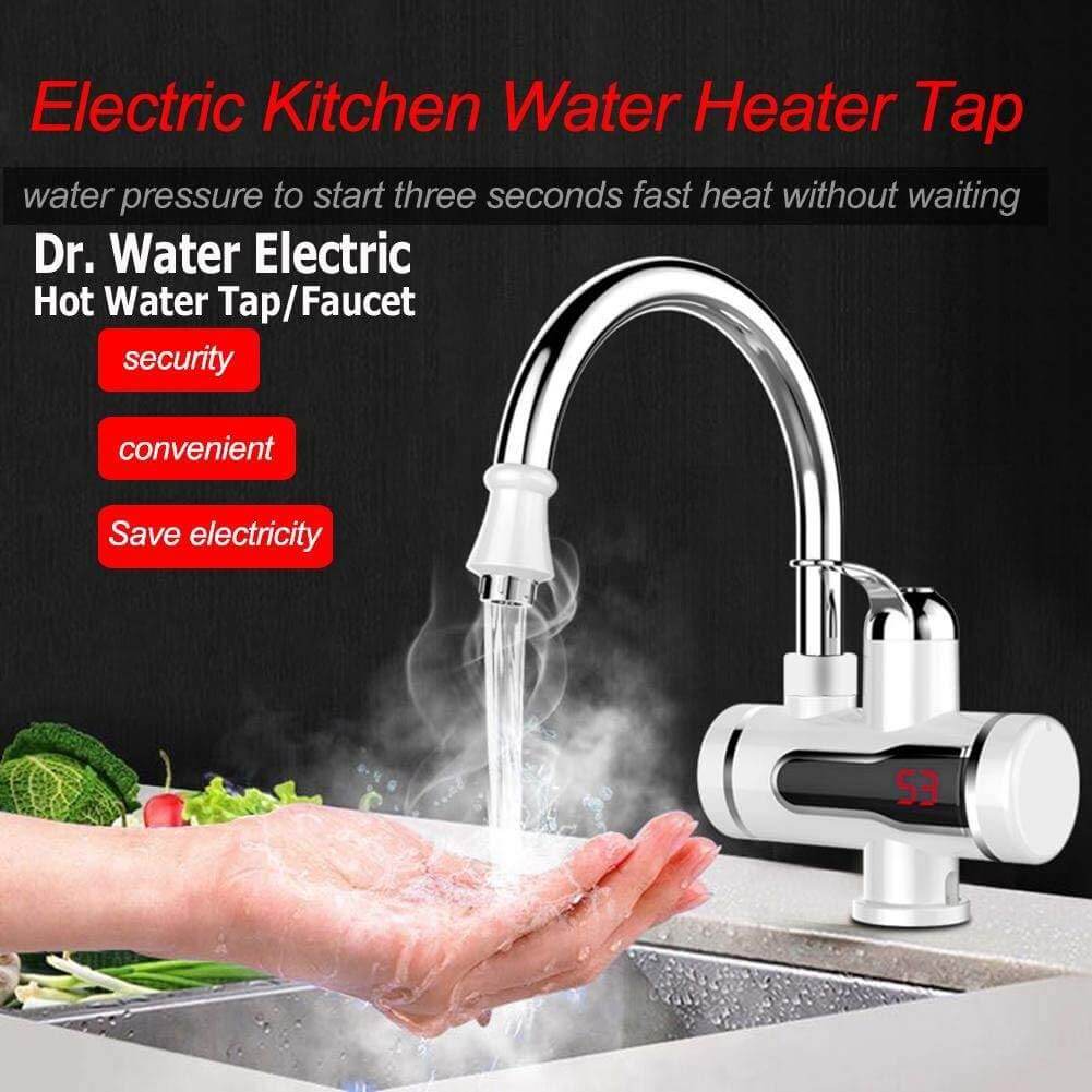 Instant Hot Water Faucet Tap with Shower | Electric Geyser Tap & Shower